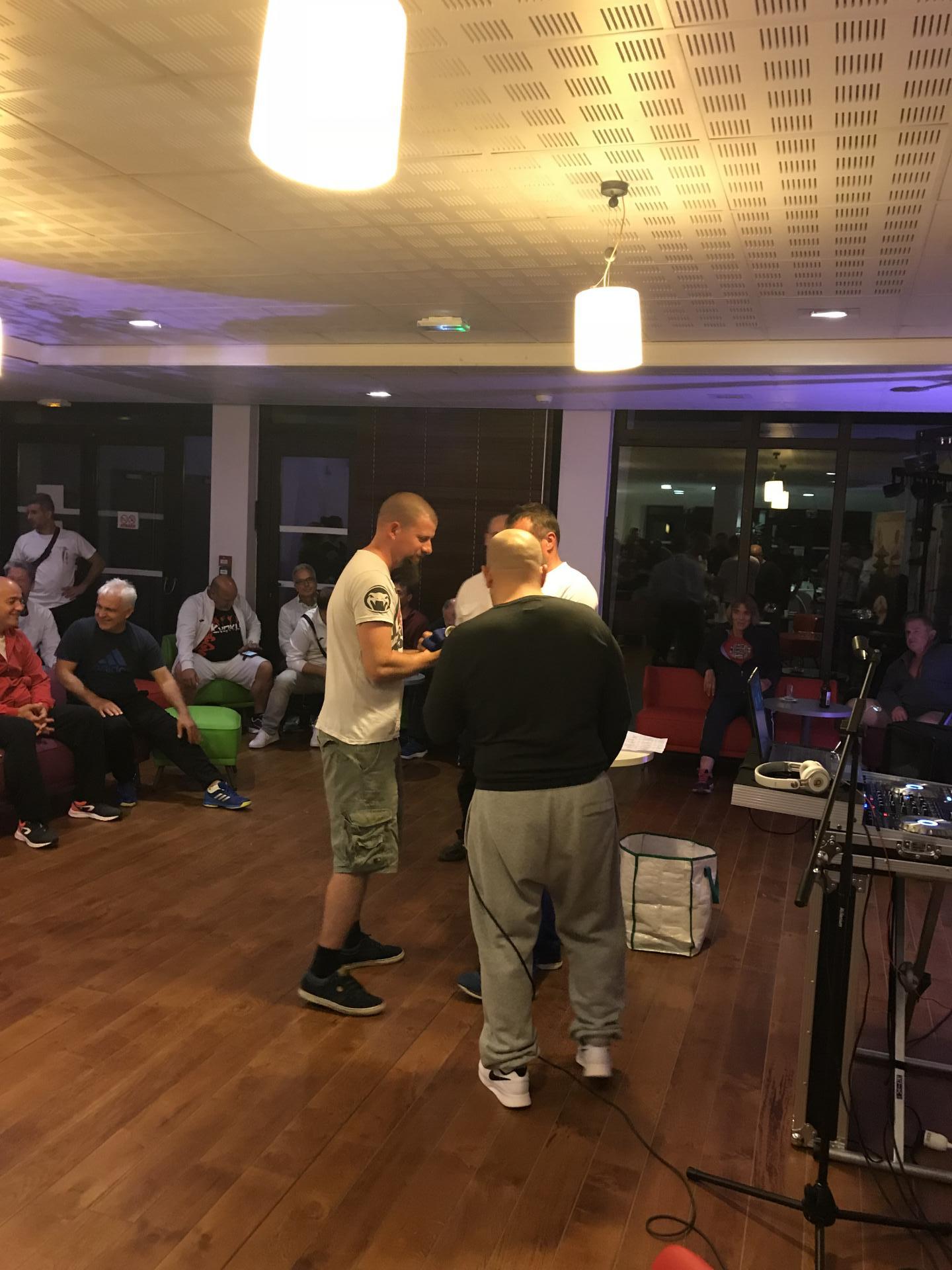 Remise de ceinture 8 kyu bleu  pour Richard Beillard 